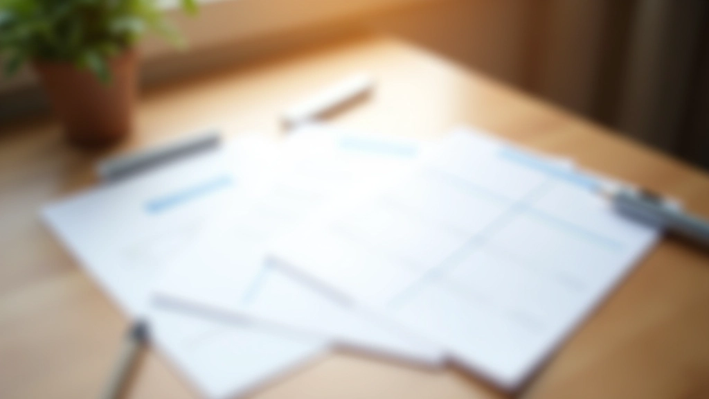 Structured daily routine plan on paper with time blocks and habit stacks