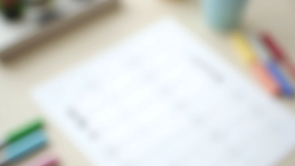 Blank habit tracking sheet template with weekly grid and measurement columns